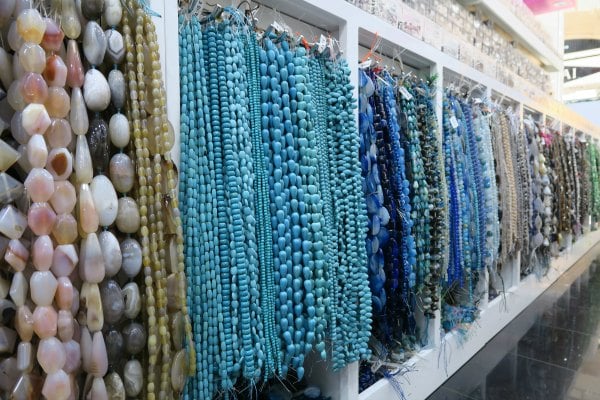 blue gemstones beads barcelona