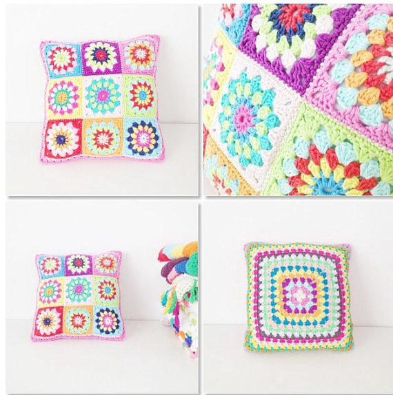 crochet pattern cushion
