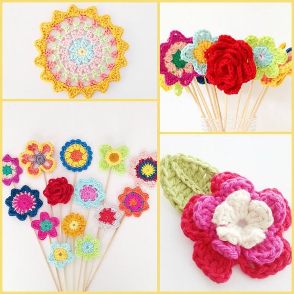 crochet pattern flowers