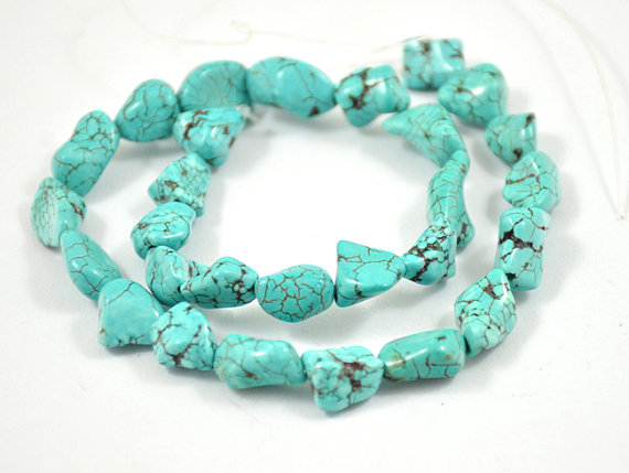 howlite turquoise beads