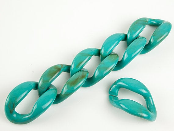 turquoise blue chain